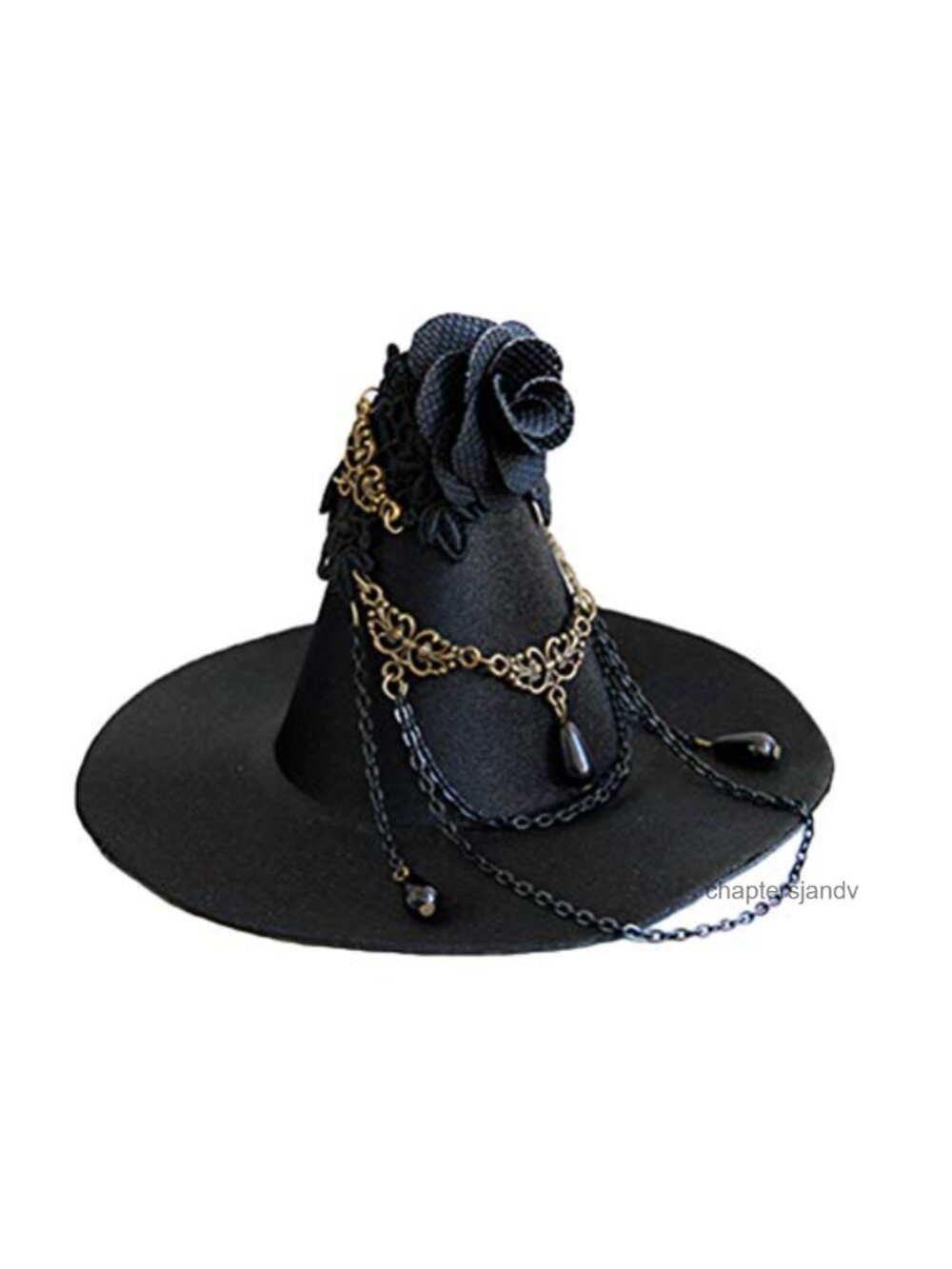Mini Top Hat Hair Clip Fascinator Gothic Witch Costume Party Accessory